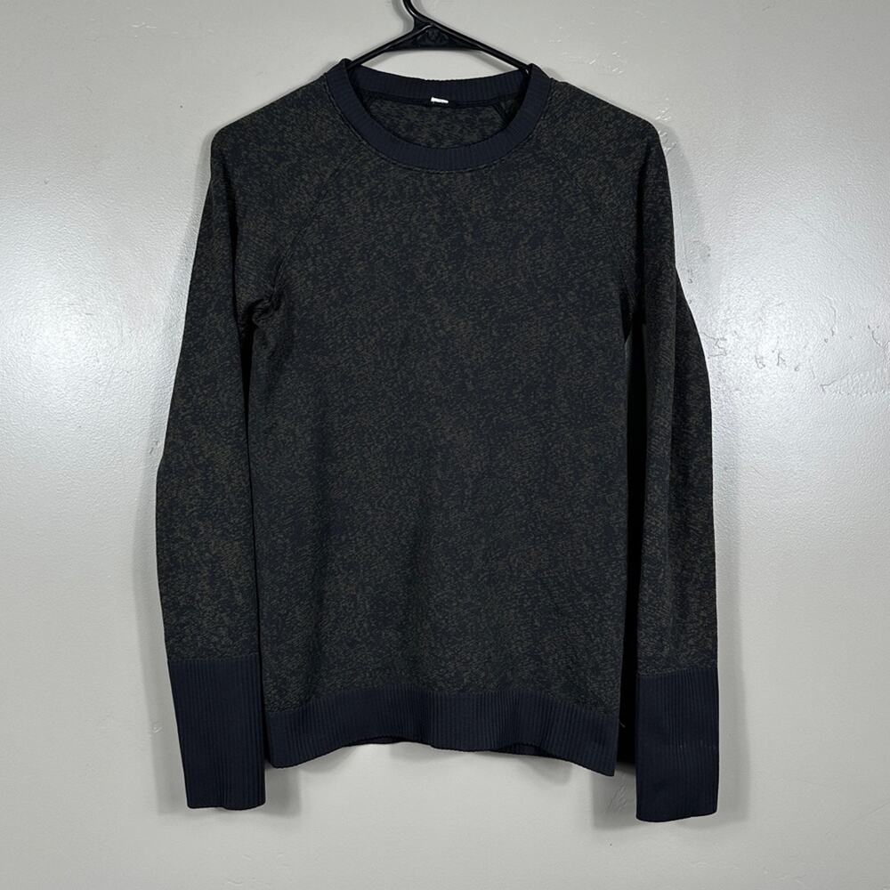 Lululemon Women’s Rest Less Pullover Black / Armory Size 6